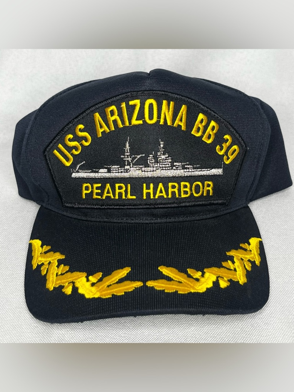 USS Arizona BB-39 Pearl Harbor embroidered Navy Military snapback Northstar hat
